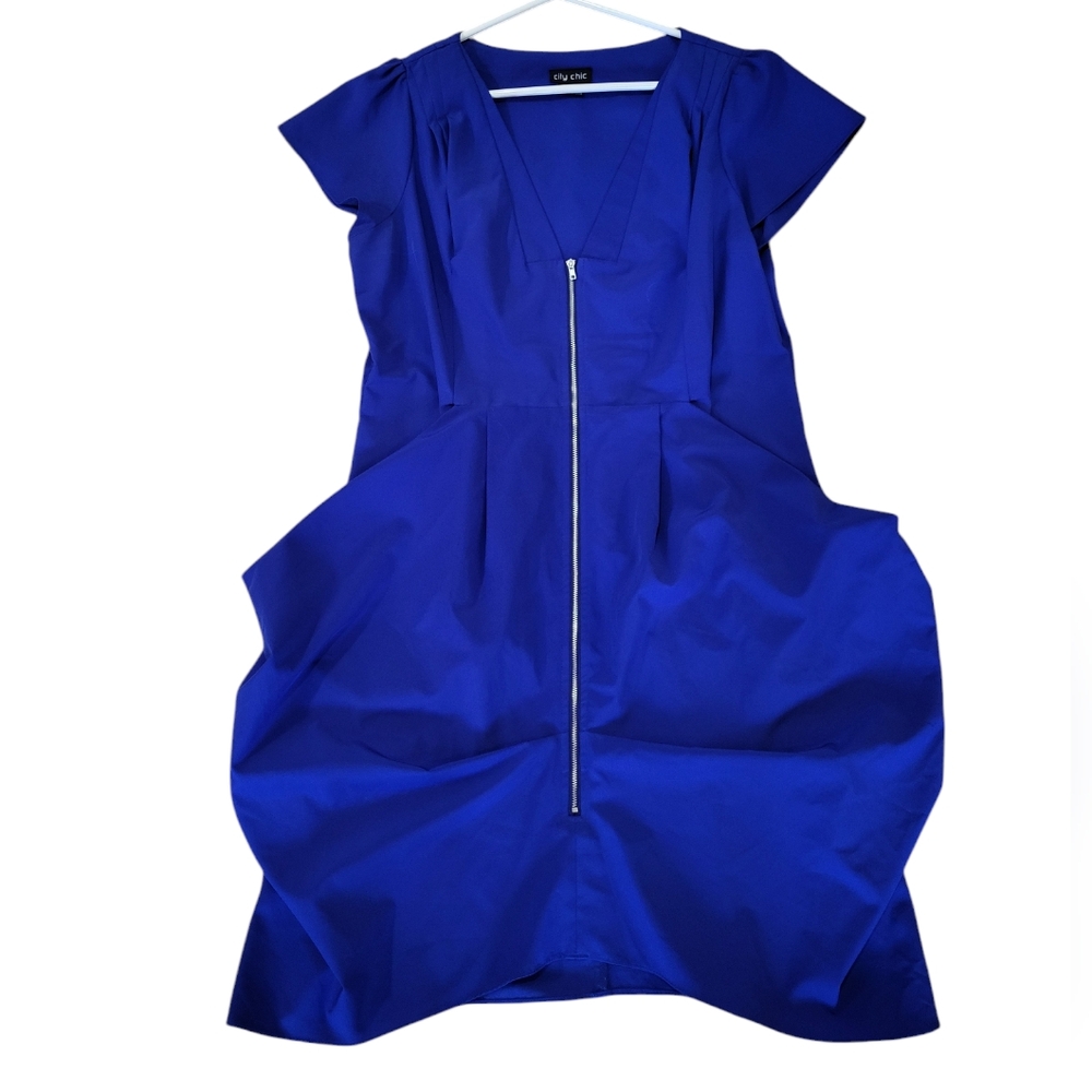 City Chic Zip Front Dress
